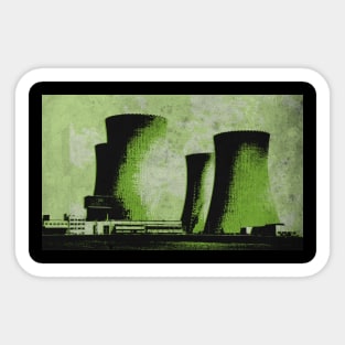 Nuclear Postcard Sticker